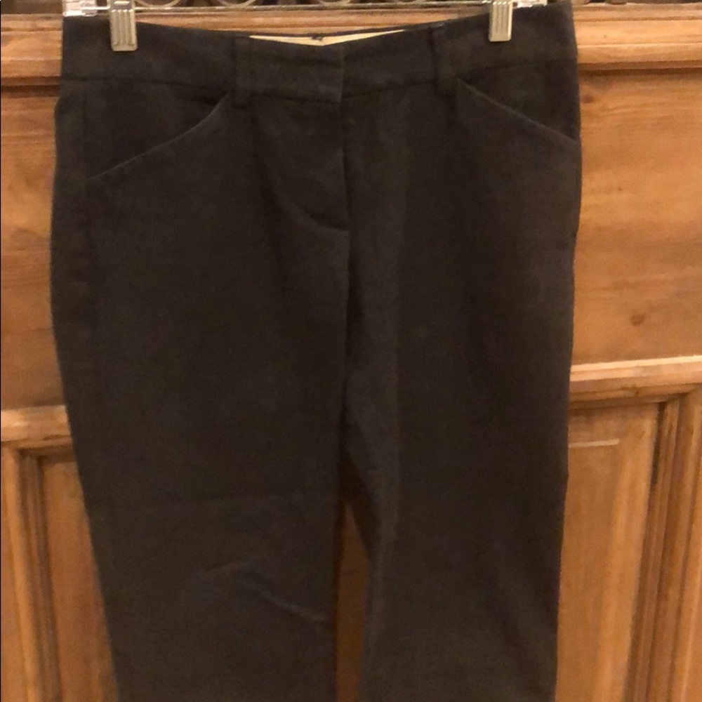 Theory Crop Trousers Pants Black Size 2
